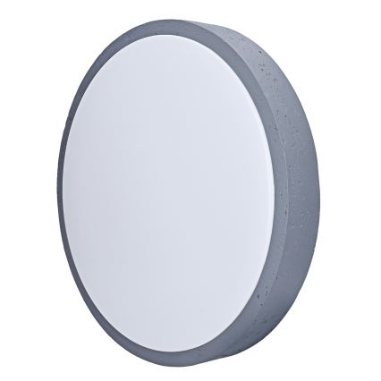 LED Pritemdomas lubinis šviestuvas GREY LED/60W/230V 3000-6500K pilka diametras 49 cm + nuotolinio valdymo pultas