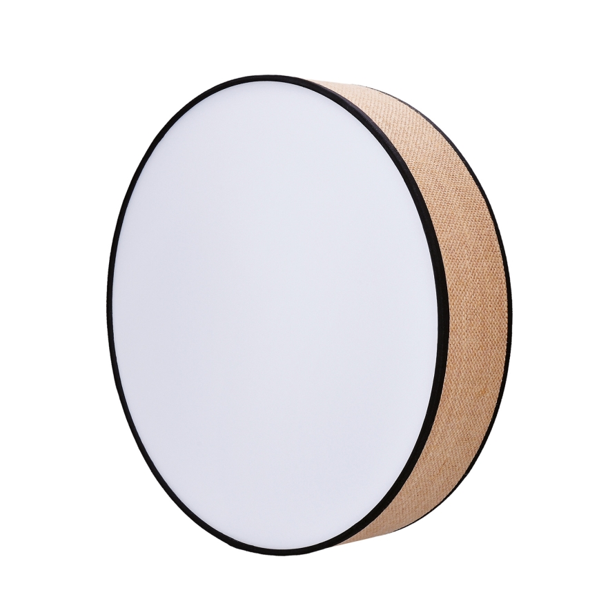 LED Pritemdomas lubinis šviestuvas BROWNIE LED/48W/230V 3000-6500K ruda diametras 40 cm + nuotolinio valdymo pultas