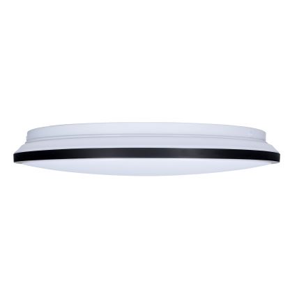 LED Pritemdomas lubinis šviestuvas JAMIL LED/48W/230V 3000-6500K juoda + nuotolinio valdymo pultas
