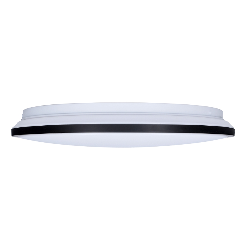 LED Pritemdomas lubinis šviestuvas JAMIL LED/48W/230V 3000-6500K juoda + nuotolinio valdymo pultas
