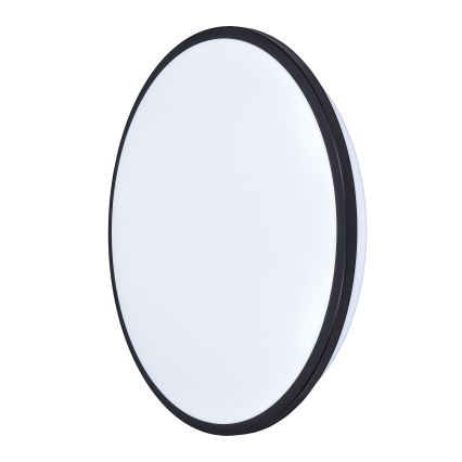 LED Pritemdomas lubinis šviestuvas JAMIL LED/48W/230V 3000-6500K juoda + nuotolinio valdymo pultas
