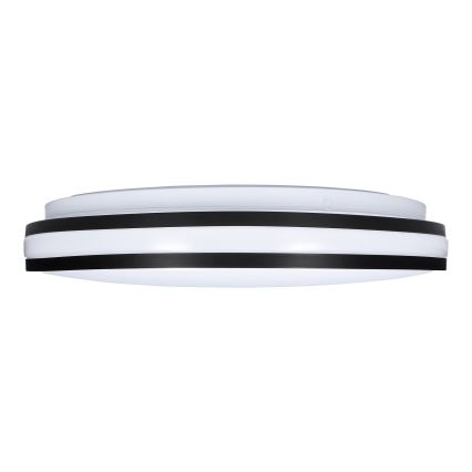 LED Pritemdomas lubinis šviestuvas LASKOS LED/48W/230V 3000-6500K juoda + nuotolinio valdymo pultas