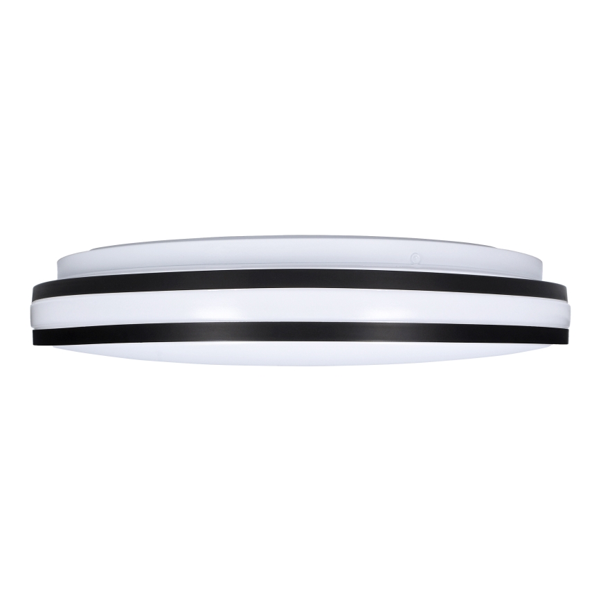 LED Pritemdomas lubinis šviestuvas LASKOS LED/48W/230V 3000-6500K juoda + nuotolinio valdymo pultas