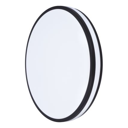 LED Pritemdomas lubinis šviestuvas LASKOS LED/48W/230V 3000-6500K juoda + nuotolinio valdymo pultas