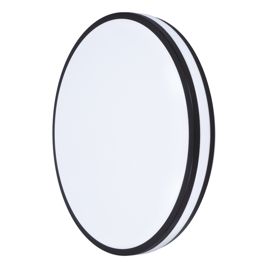 LED Pritemdomas lubinis šviestuvas LASKOS LED/48W/230V 3000-6500K juoda + nuotolinio valdymo pultas