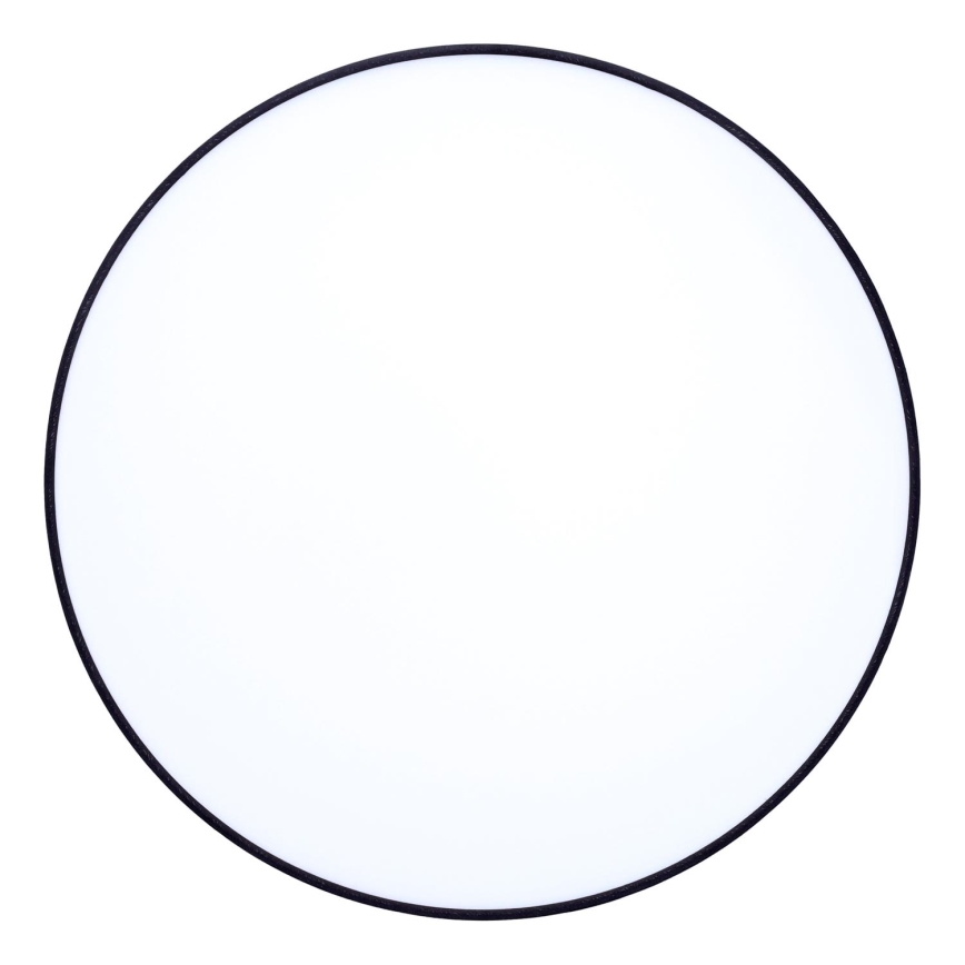 LED Pritemdomas lubinis šviestuvas PENLEY LED/48W/230V 3000-6500K diametras 40 cm juoda + nuotolinio valdymo pultas