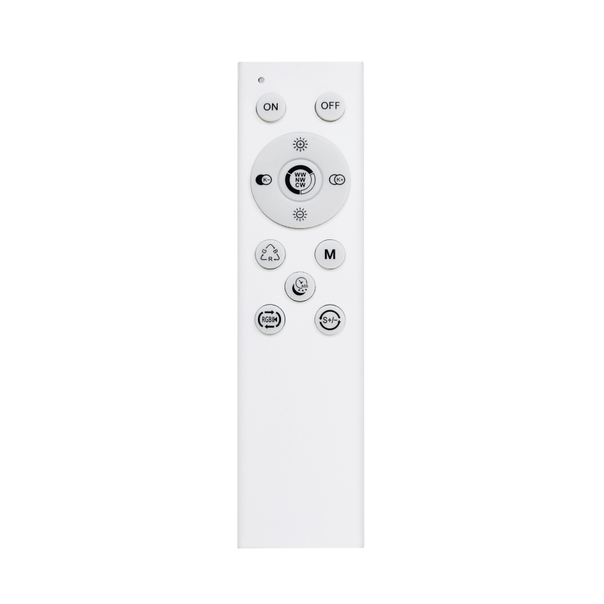 LED RGB pritemdomas lubinis šviestuvas FLOCO LED/30W/230V 3000-6500K + RGB/6W diametras 40cm + nuotolinio valdymo pultas