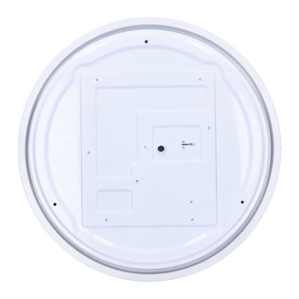 LED Pritemdomas lubinis šviestuvas LARIOS LED/48W/230V 3000-6500K diametras 39 cm juoda + nuotolinio valdymo pultas