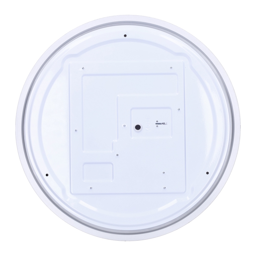 LED Pritemdomas lubinis šviestuvas LARIOS LED/48W/230V 3000-6500K diametras 39 cm juoda + nuotolinio valdymo pultas