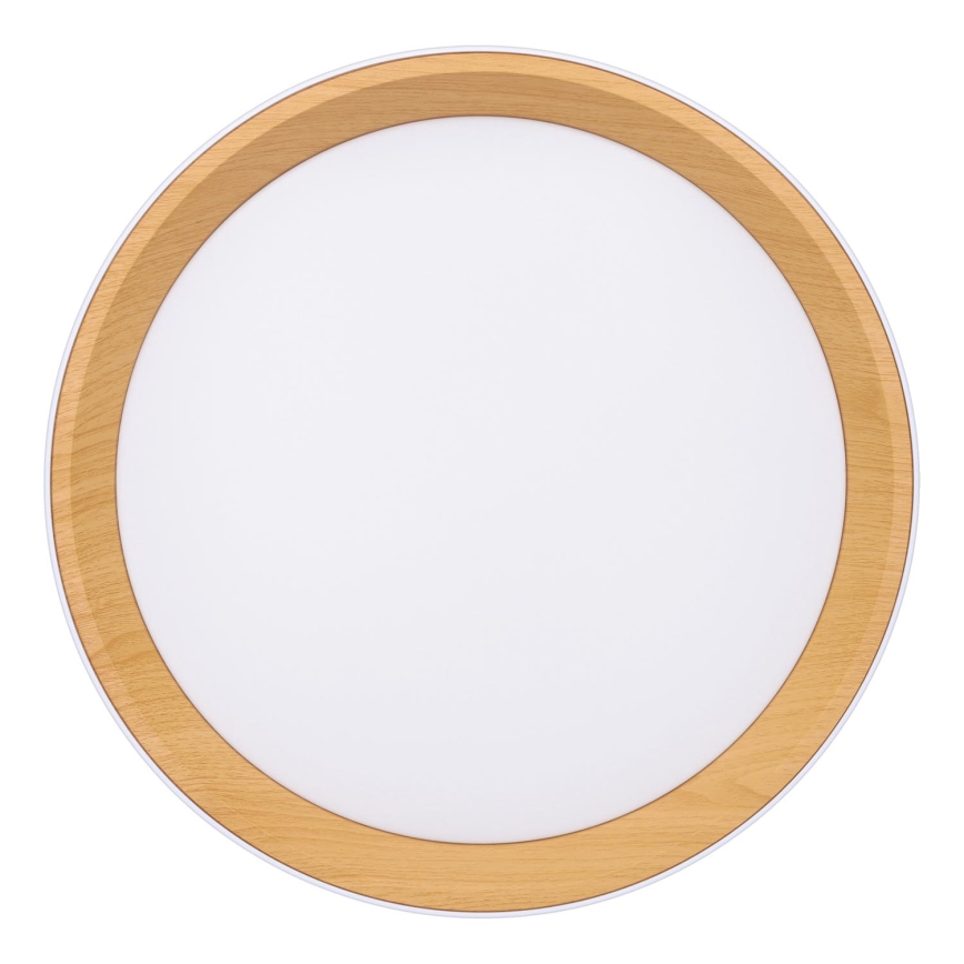 LED Reguliuojamas lubų šviestuvas LARIOS LED/48W/230V 3000-6500K skersmuo 39 cm baltas + nuotolinio valdymo pultas