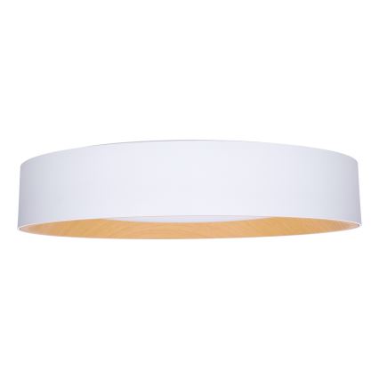 LED Pritemdomas lubinis šviestuvas LARIOS LED/48W/230V 3000-6500K diametras 39 cm balta + nuotolinio valdymo pultas