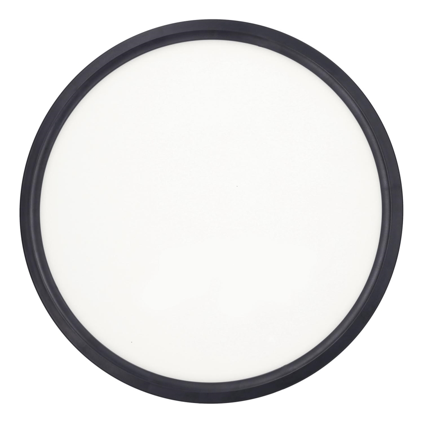 LED Pritemdomas lubinis šviestuvas ESTELA LED/36W/230V diametras 30 cm juoda + nuotolinio valdymo pultas