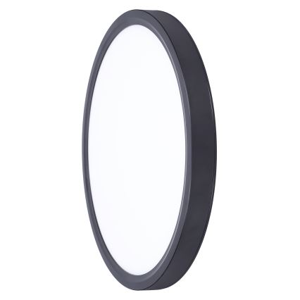 LED Pritemdomas lubinis šviestuvas ESTELA LED/36W/230V diametras 30 cm juoda + nuotolinio valdymo pultas