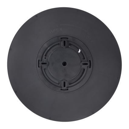 LED Pritemdomas lubinis šviestuvas ESTELA LED/36W/230V diametras 30 cm juoda + nuotolinio valdymo pultas