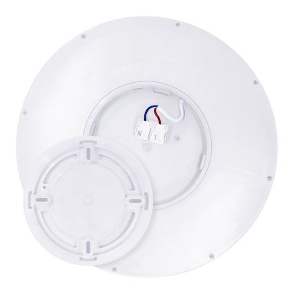 LED Pritemdomas lubinis šviestuvas ESTELA LED/36W/230V diametras 30 cm balta + nuotolinio valdymo pultas