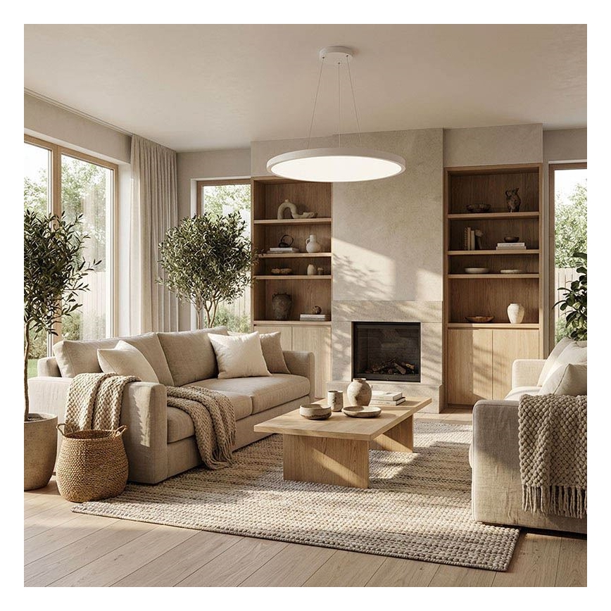 LED Dimeriuojamas lubų paviršinis pakabinamas šviestuvas LED/50W/230V 3000-6500K + nuotolinis valdymas