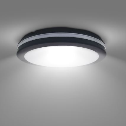 LED šviesos reguliavimas lauko Lubinis šviestuvas LED/36W/40W/44W/230V 3000/4000/6500K IP65 juoda