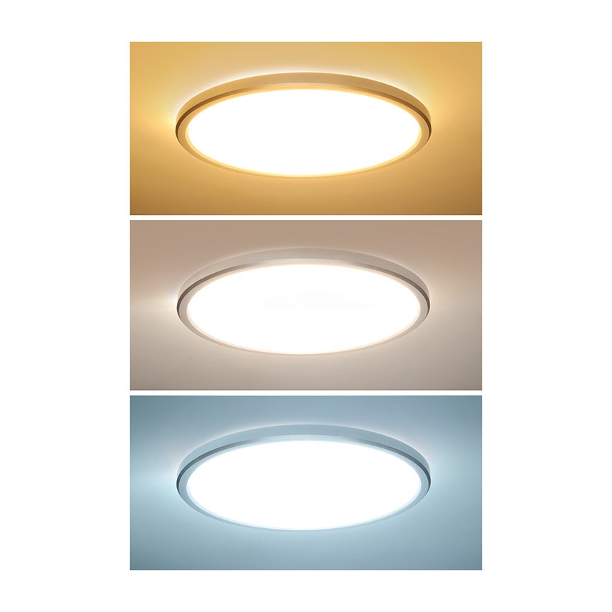 LED vonios kambario lubinis šviestuvas ACATE LED/18W/230V 3000/4000/6000K skersmuo 22 cm IP54