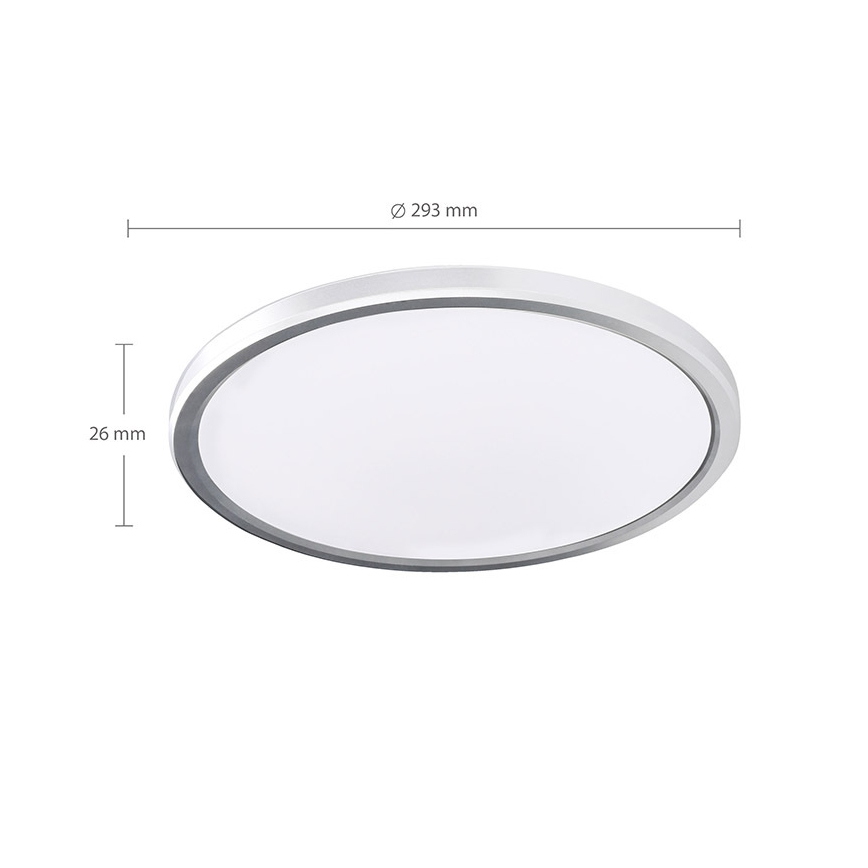 LED vonios kambario lubinis šviestuvas ACATE LED/24W/230V 3000/4000/6000K skersmuo 29,3 cm IP54