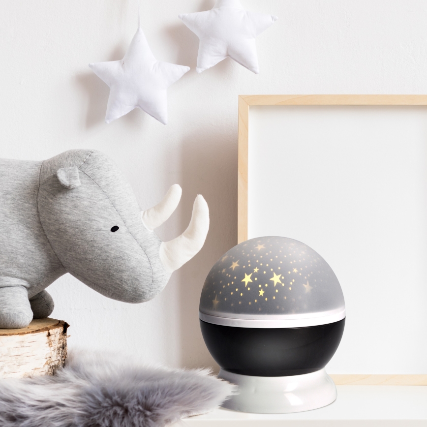 LED Kalėdinis projektorius USB 4xAAA