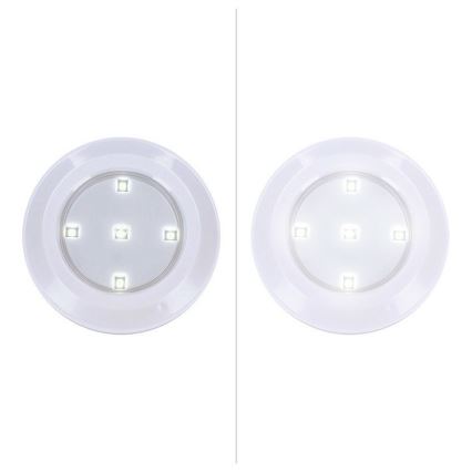 RINKINYS 3x LED Pritemdomi šviestuvai su nuotolinio valdymo pultu LED/3xAAA