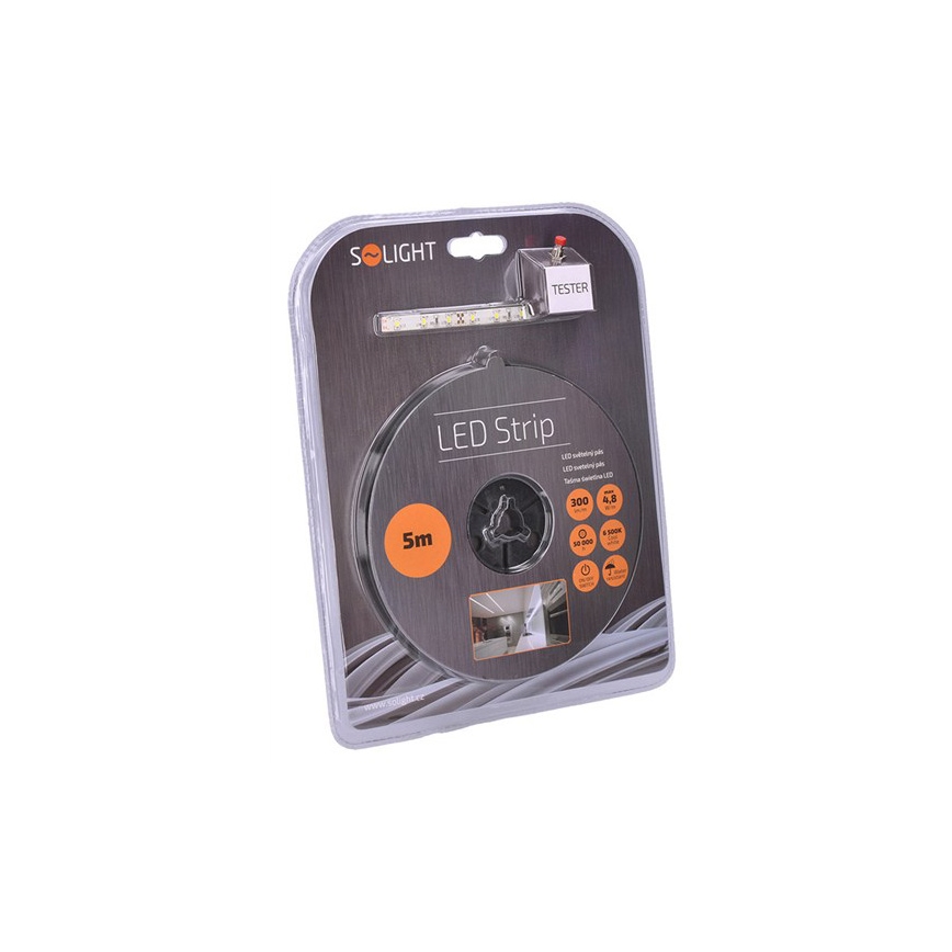 Soligth WM50-65T - LED juosta 24W/12V 5m IP65