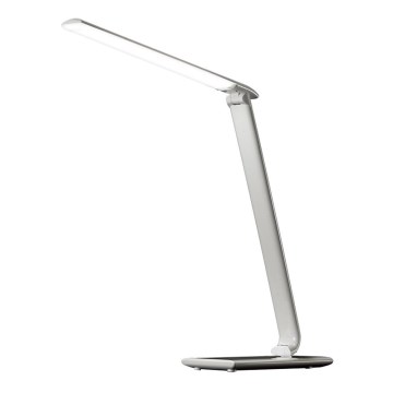 Soligth WO37-W - Pritemdomas LED stalo šviestuvas su USB jungtimi LED/12W/230V baltas Soligth WO37-W - Pritemdomas LED stalo šviestuvas su USB jungtimi LED/12W/230V baltas