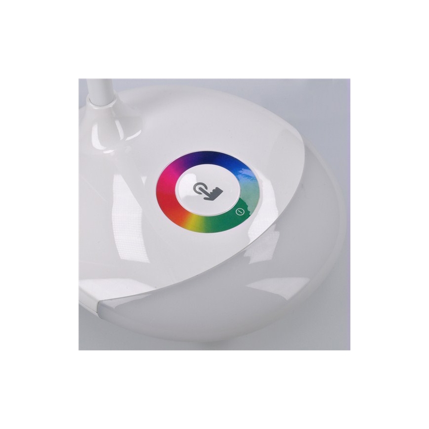 Soligth WO44 - LED RGB Pritemdomas, įkraunamas stalo šviestuvas LED/5W/5V 1800 mAh