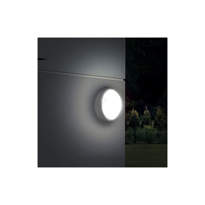 Soligth WO738 - Sieninis LED lauko šviestuvas 1xLED/18W/230V IP65