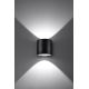 Sieninis akcentinis šviestuvas ORBIS 1 1xG9/40W/230V juoda