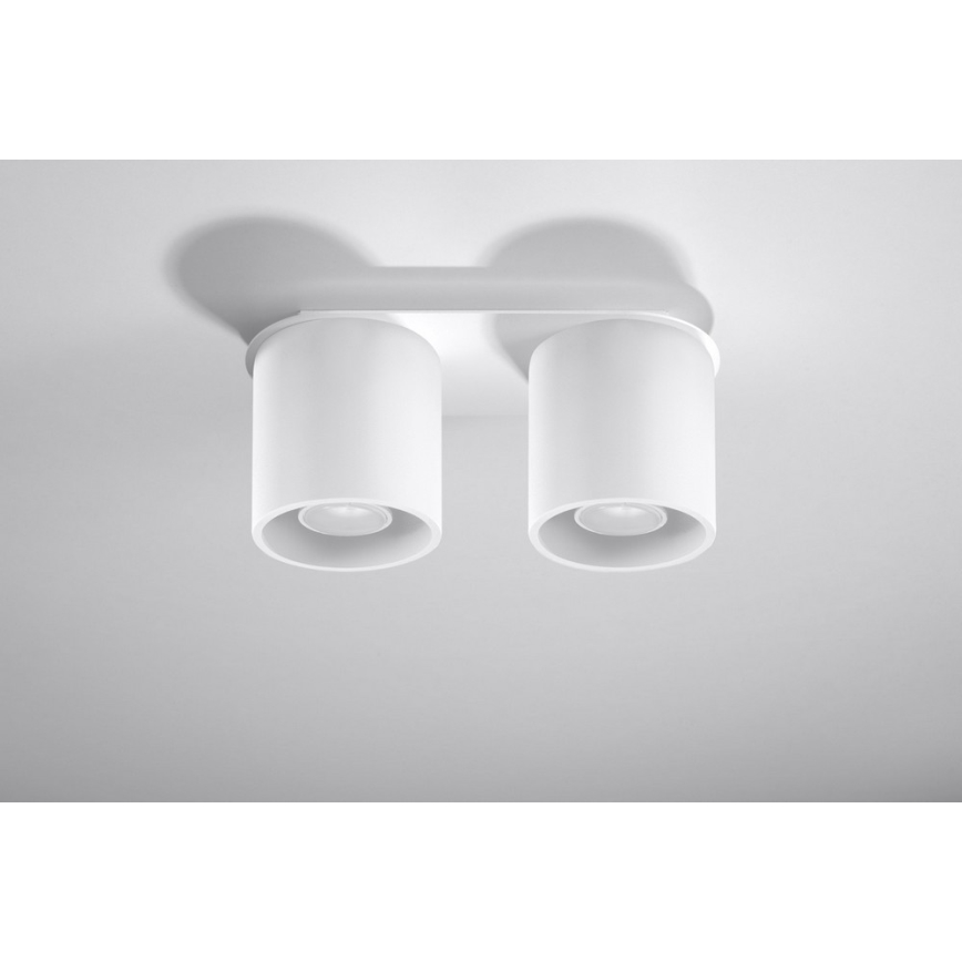 Akcentinis apšvietimas ORBIS 2 2xGU10/40W/230V balta