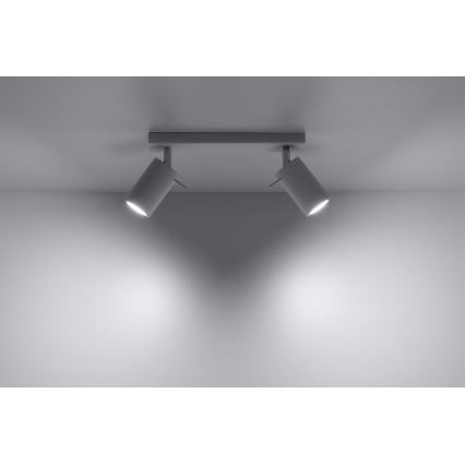 Akcentinis apšvietimas RING 2 2xGU10/10W/230V balta