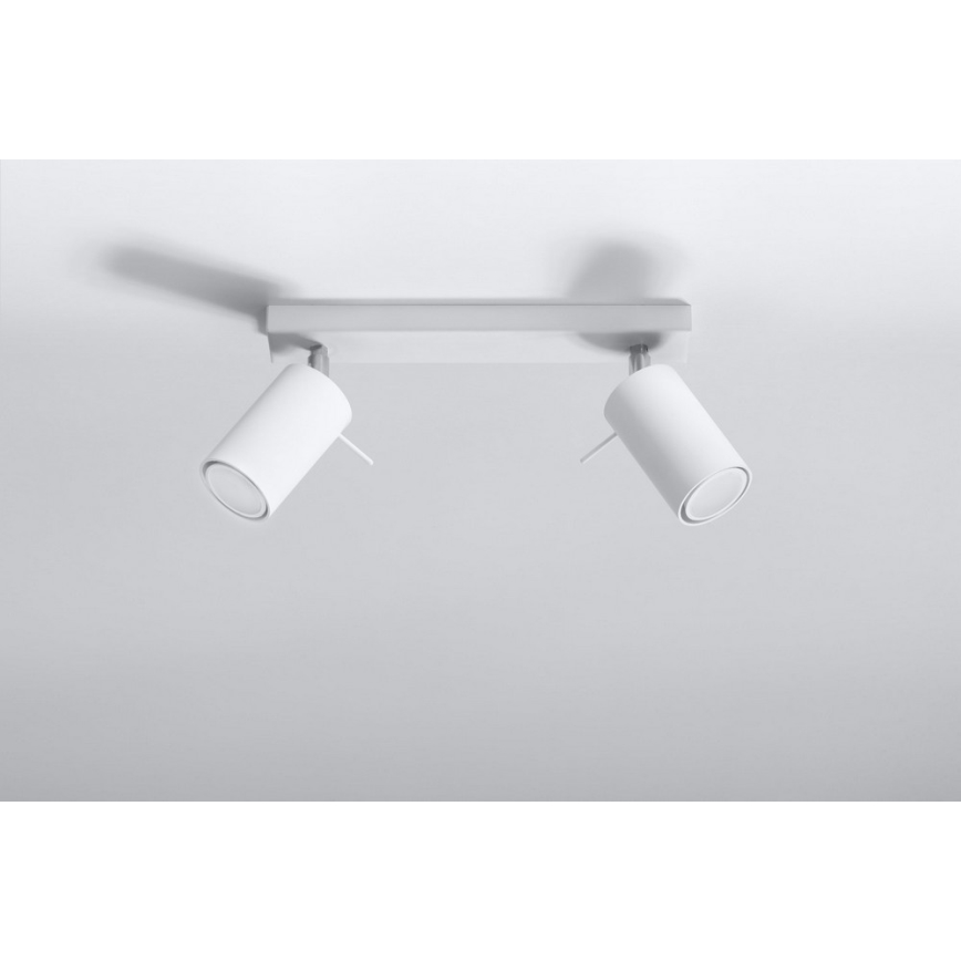 Akcentinis apšvietimas RING 2 2xGU10/10W/230V balta