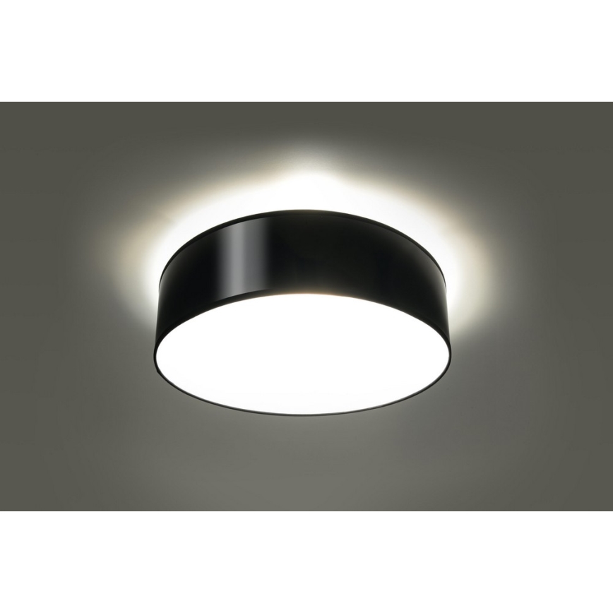 Sollux SL.0121 - Lubinis šviestuvas ARENA 35 2xE27/60W/230V juoda