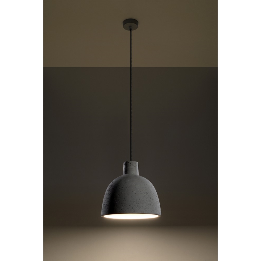 Pakabinamas sietynas DAMASO 1xE27/60W/230V betono