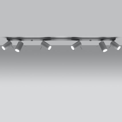 lubinis akcentinis šviestuvas RING 6xGU10/10W/230V
