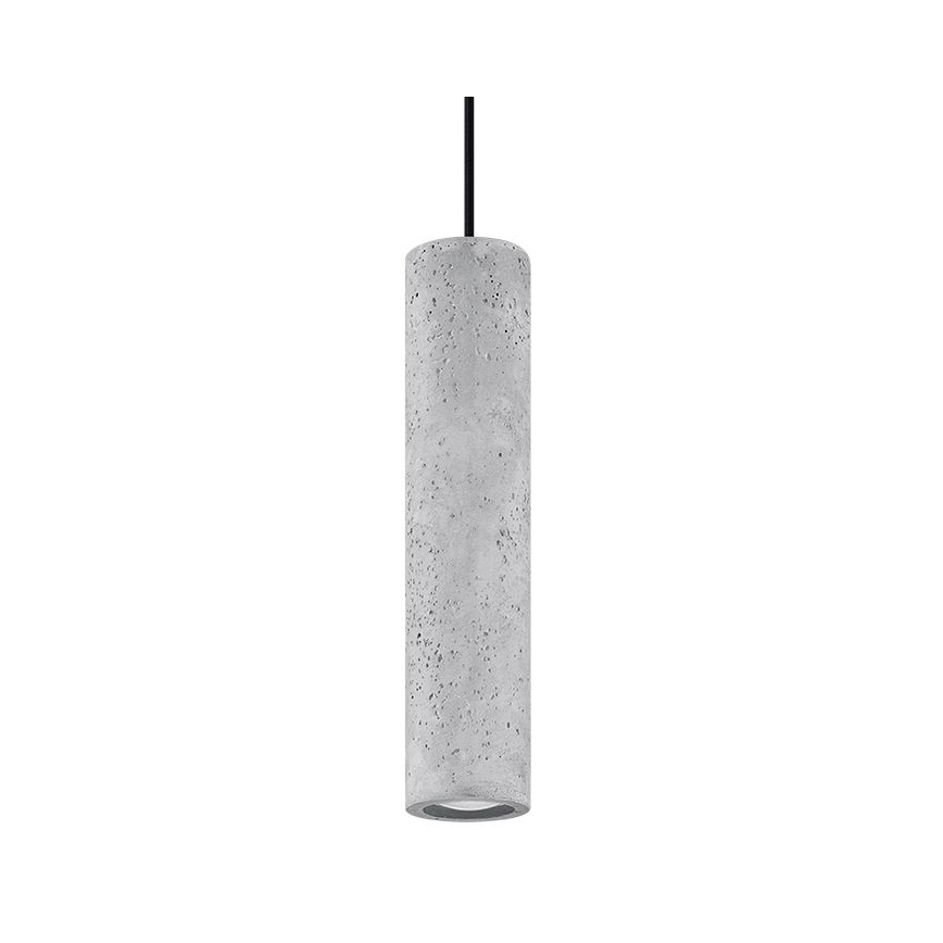 Pakabinamas sietynas LUVO 1xGU10/40W/230V betonas/juodas