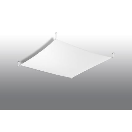 LED lubinis šviestuvas LUNA 4xG13/8,5W/230V 10,5x10,5 cm baltas