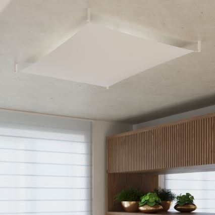LED lubinis šviestuvas LUNA 4xG13/8,5W/230V 105x105 cm balta