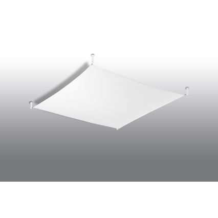 LED lubinis šviestuvas LUNA 4xG13/8,5W/230V 105x105 cm balta