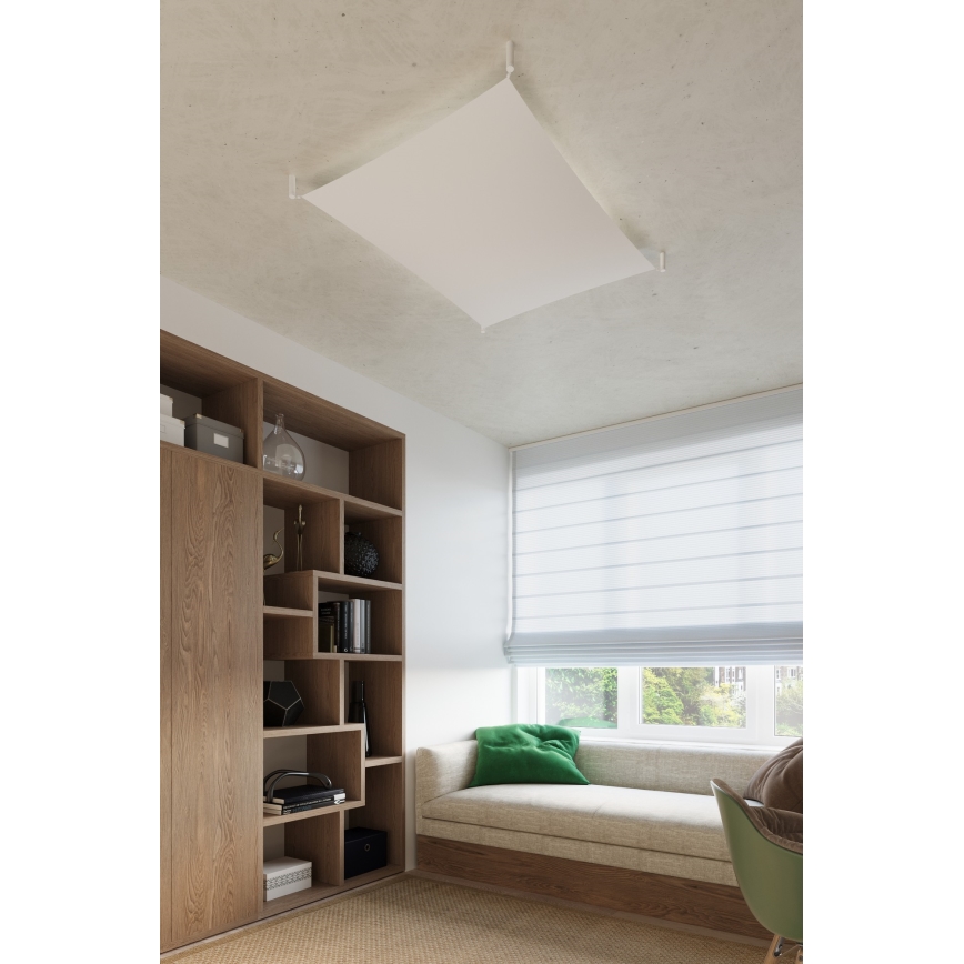 LED lubinis šviestuvas LUNA 6xG13/8,5W/230V 14x14 cm baltas