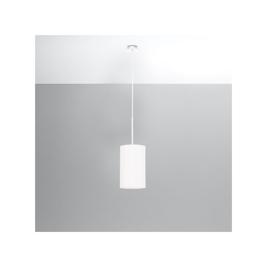 Pakabinamas sietynas OTTO 1xE27/60W/230V d. 15 cm baltas