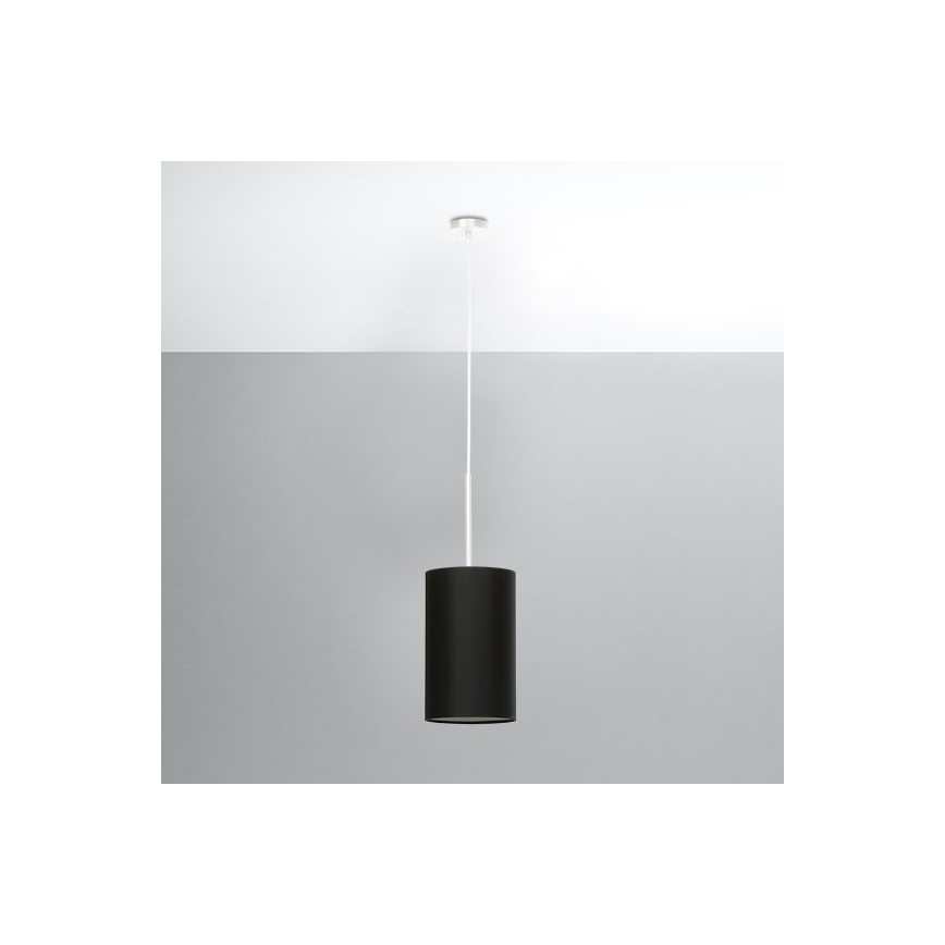 Pakabinamas sietynas OTTO 1xE27/60W/230V d. 15 cm juodas