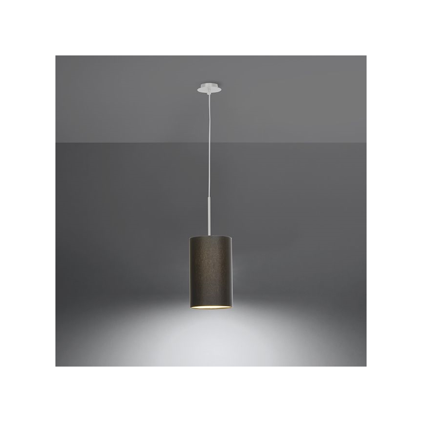 Pakabinamas sietynas OTTO 1xE27/60W/230V d. 15 cm juodas