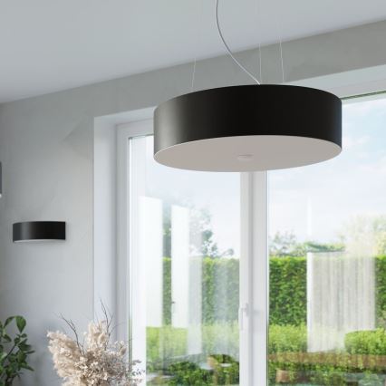 Pakabinamas sietynas SKALA 3xE27/60W/230V diametras 30 cm juoda