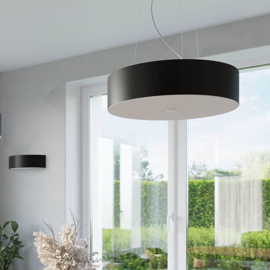 Pakabinamas sietynas SKALA 3xE27/60W/230V diametras 30 cm juoda