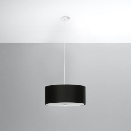 Pakabinamas sietynas SKALA 3xE27/60W/230V diametras 30 cm juoda