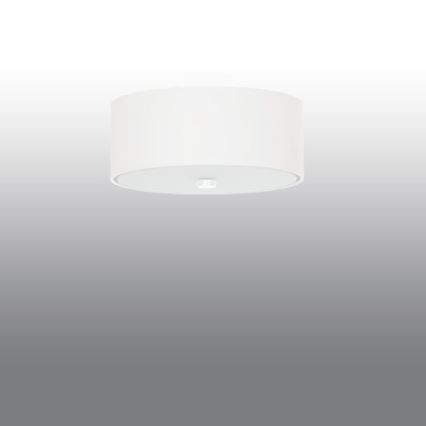 Lubinis šviestuvas SKALA 3xE27/60W/230V diametras 30 cm balta