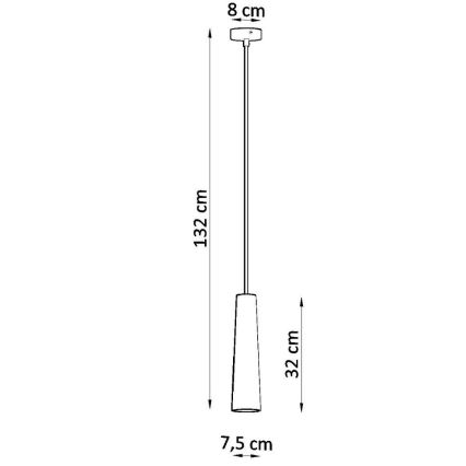 Pakabinamas sietynas ELECTRA 1xGU10/40W/230V