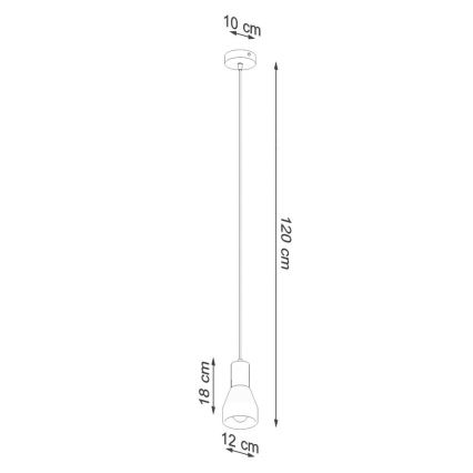 Pakabinamas sietynas QUBIC 1xE27/60W/230V betonas/Beržas/bukas/juoda